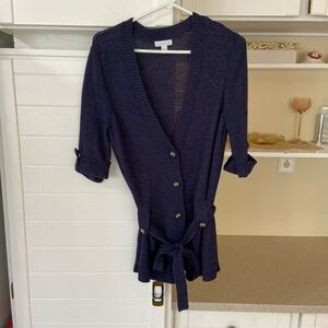 Vintage Knit Tunic Cardigan